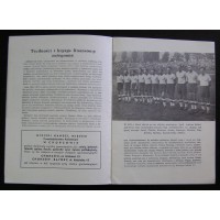Broszura jubileuszowa na pięćsetny mecz Ruchu Chorzów w Ekstraklasie, 1958